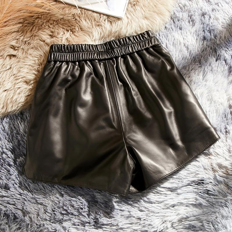 Women's Shorts Genuine Sheepskin Leather For Women 2023 Wide Leg Short High Waist Korean Fashion Black Feminino SGG, Brown
Women's Shorts Genuine Sheepskin Leather For Women 2023 Wide Leg Short High Waist Korean Fashion Black Feminino SGG, Brown