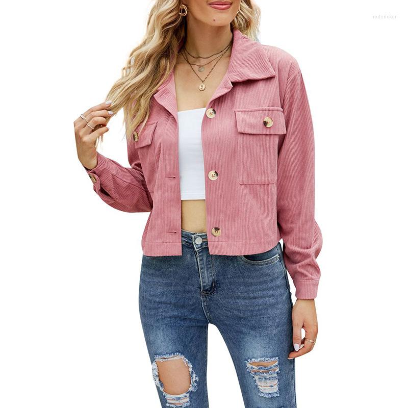Women' Jackets Autumn And Winter Coat 2023 Short Women' Jacket Long Sleeve Solid Color Corduroy Lapel Women Tooling 22631, Beige
Women' Jackets Autumn And Winter Coat 2023 Short Women' Jacket Long Sleeve Solid Color Corduroy Lapel Women Tooling 22631, Beige