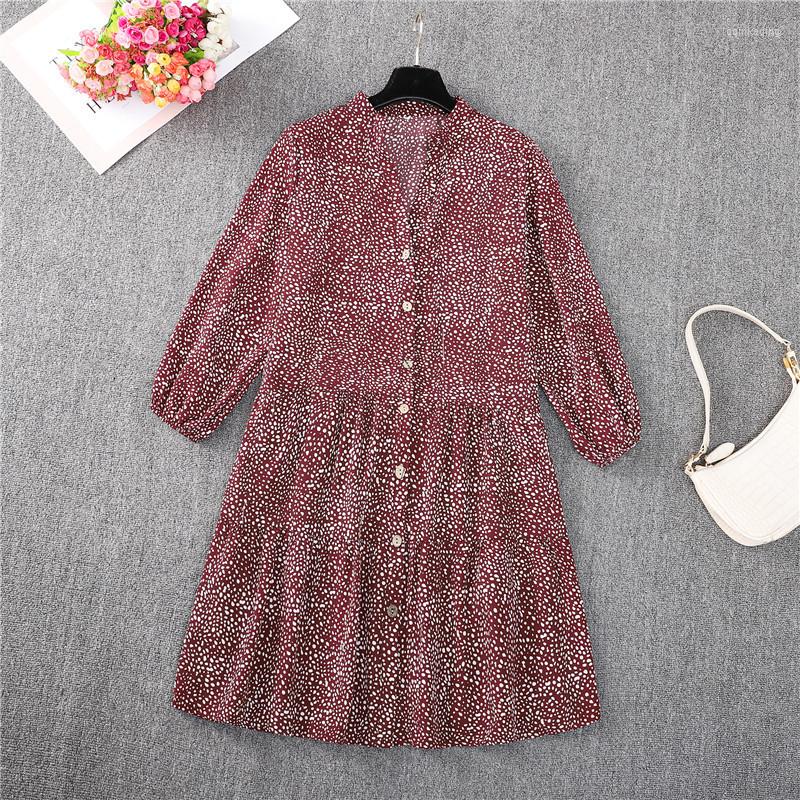 Casual Dresses Women' Single Breasted Dot Summer Dress Ladies V-neck Print Mini Short, White
Casual Dresses Women' Single Breasted Dot Summer Dress Ladies V-neck Print Mini Short, White