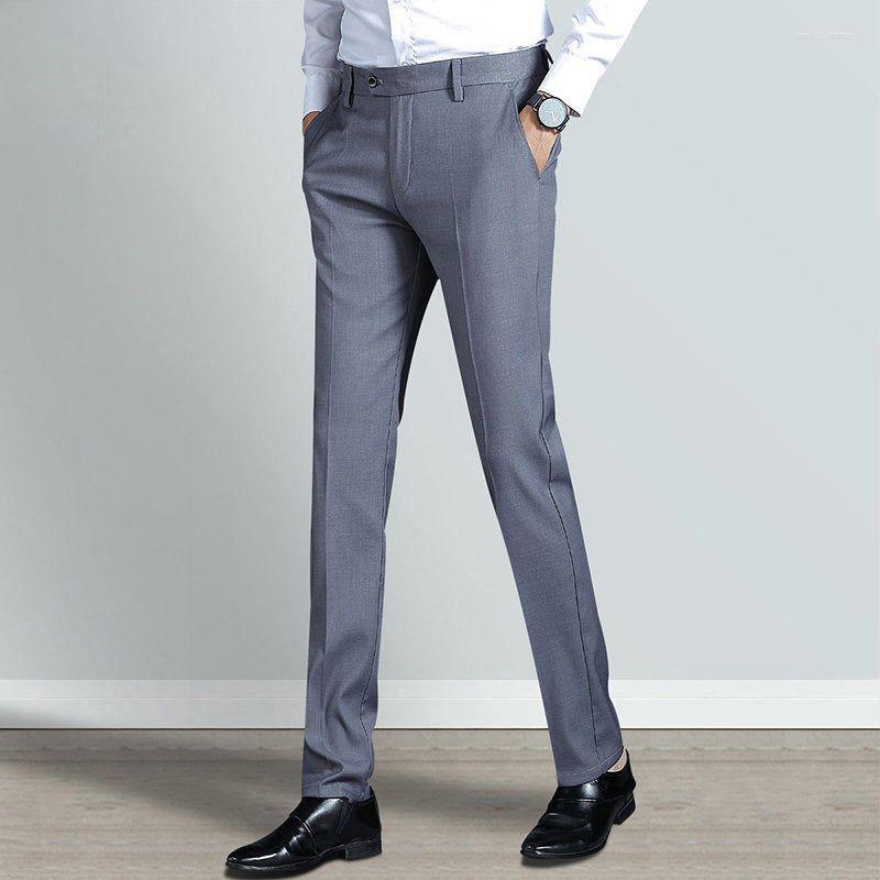 Men's Suits Fashion Straight Business Suit Pants Men Bamboo Fiber Designer Spring Summer Elegant Casual Long Formal Trouser Male A22, Black
Men's Suits Fashion Straight Business Suit Pants Men Bamboo Fiber Designer Spring Summer Elegant Casual Long Formal Trouser Male A22, Black