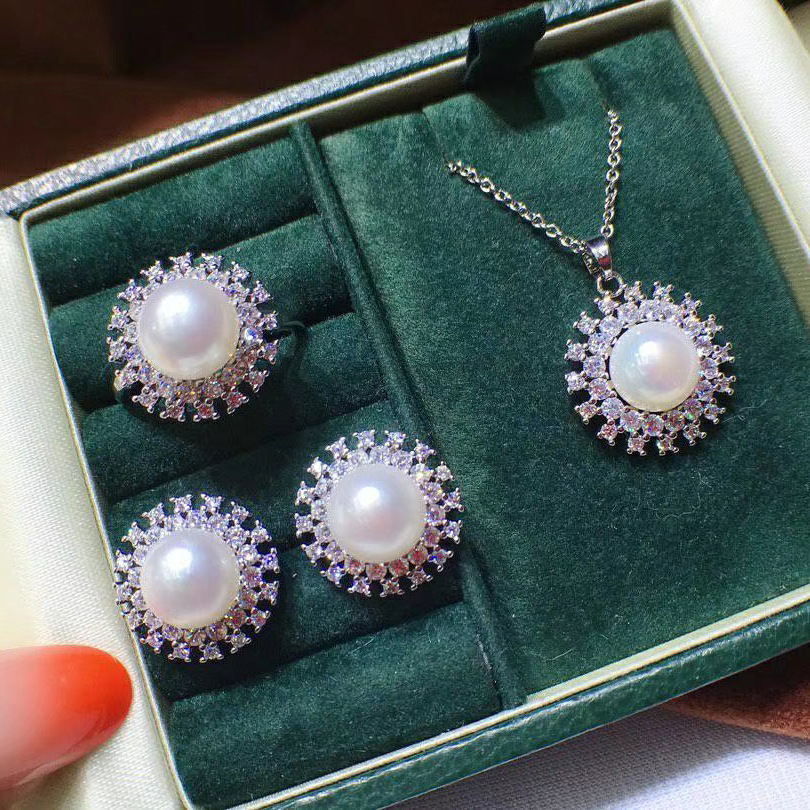 Sunflower Pearl Zircon Jewelry set White Gold Filled Party Wedding Rings Bangle Necklace For Women Bridal Promise Party Jewelry
Sunflower Pearl Zircon Jewelry set White Gold Filled Party Wedding Rings Bangle Necklace For Women Bridal Promise Party Jewelry