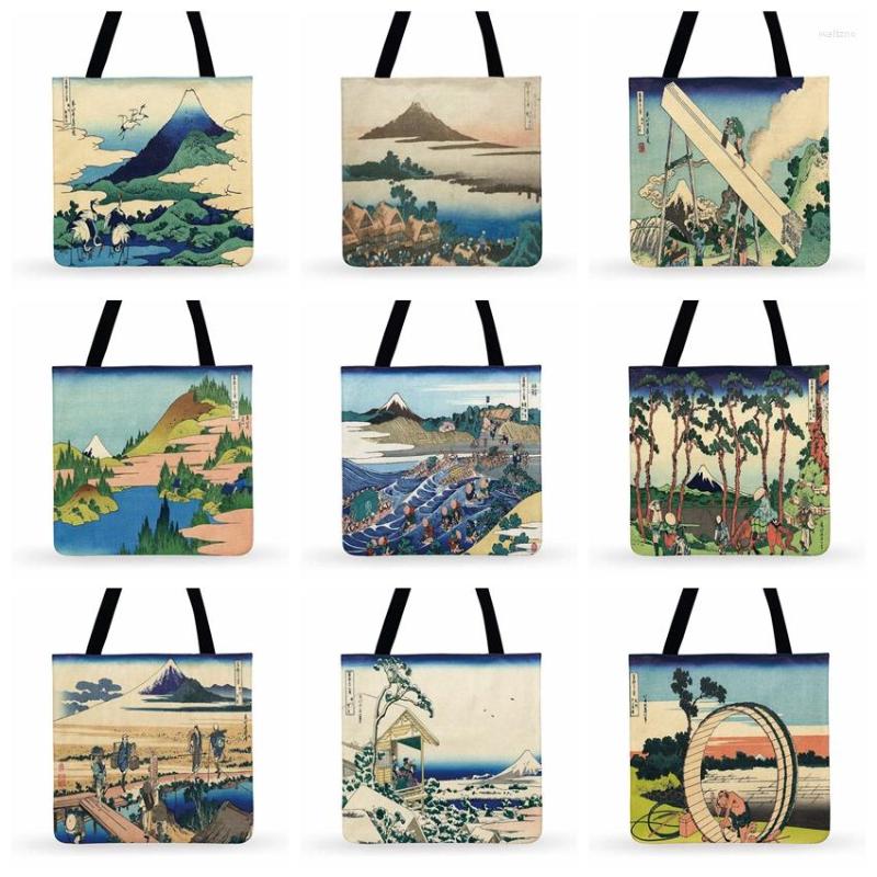 Evening Bags Outdoor Beach Bag Shopping Japanese Ukiyo-e Art Painting Print Tote For Women Casual Ladies Shoulder
Evening Bags Outdoor Beach Bag Shopping Japanese Ukiyo-e Art Painting Print Tote For Women Casual Ladies Shoulder