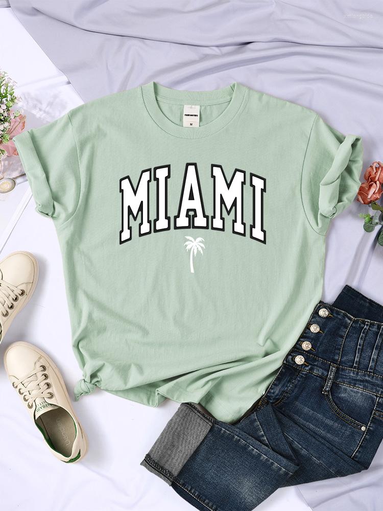 Women' T Shirts Miami City Coconut Palm Beach Printed T-Shirts For Woman All-math Hip Hop Vintage Short Sleeve Soft Casual Trend Womens, Green
Women' T Shirts Miami City Coconut Palm Beach Printed T-Shirts For Woman All-math Hip Hop Vintage Short Sleeve Soft Casual Trend Womens, Green