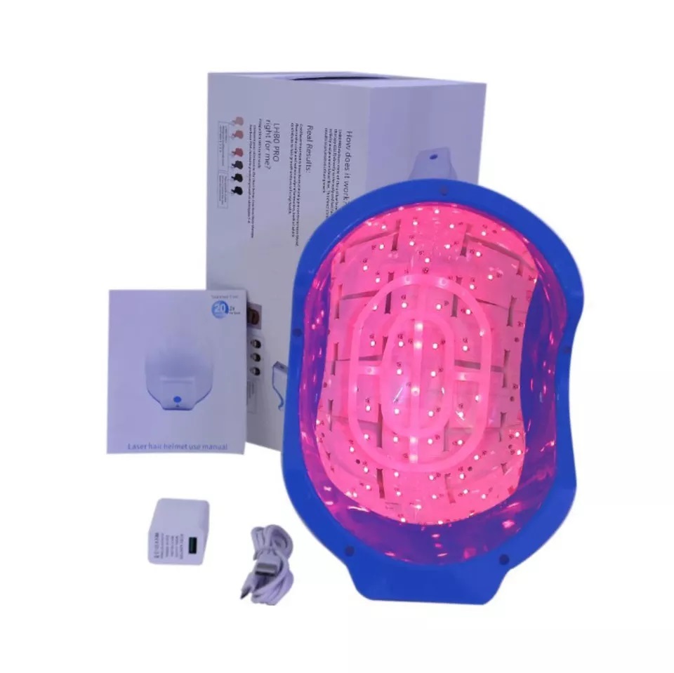 USB Rechargeable Light Therapy Hair Treatment 80 Diodes Hair Regrowth Helmet with Infrared Led Light Hair Growth Machine