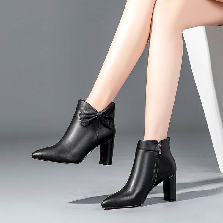 Boots Fashion Bow Brand Women Ankle Warm High Heels Ladies Shoes Woman Party Wedding Pumps Basic Genuine Leather, Beige
Boots Fashion Bow Brand Women Ankle Warm High Heels Ladies Shoes Woman Party Wedding Pumps Basic Genuine Leather, Beige