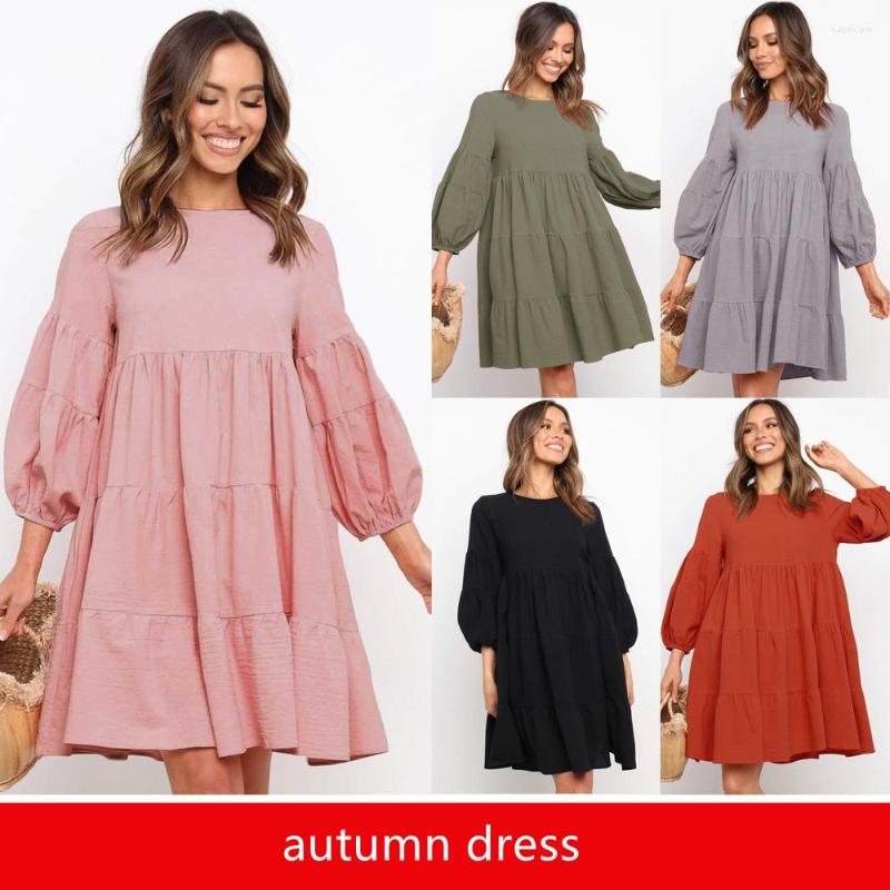 Casual Dresses Autumn Spring Cotton Linen Ruffle Mini Dress For Women Fashion Ladies Exquisite Loose Patchwork Lantern Sleeve Vestidos, Orange
Casual Dresses Autumn Spring Cotton Linen Ruffle Mini Dress For Women Fashion Ladies Exquisite Loose Patchwork Lantern Sleeve Vestidos, Orange