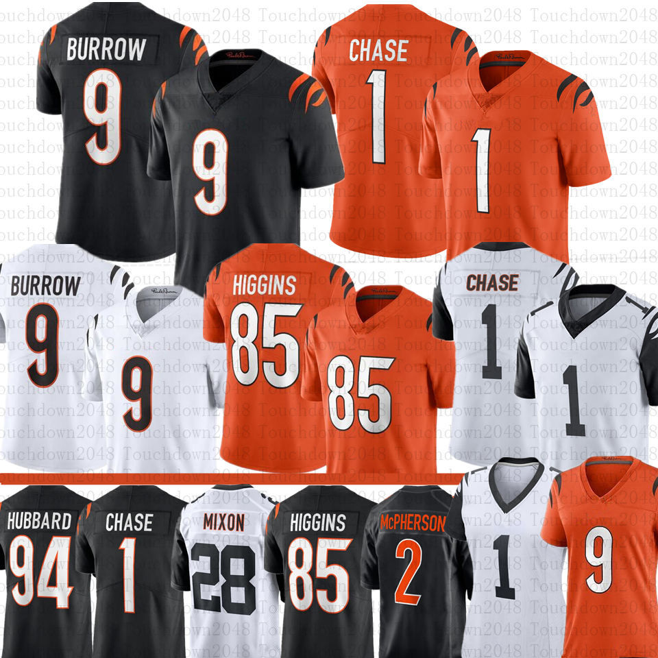 9 Joe Burrow 1 JaMarr Chase Football Jersey 5 Tee Higgins 94 Sam Hubbard Mixon 2 Evan McPherson Trey Hendrickson Tyler Boyd Ja'Marr Logan Wilson Men Women Youth Kids, Mens
9 Joe Burrow 1 JaMarr Chase Football Jersey 5 Tee Higgins 94 Sam Hubbard Mixon 2 Evan McPherson Trey Hendrickson Tyler Boyd Ja'Marr Logan Wilson Men Women Youth Kids, Mens
