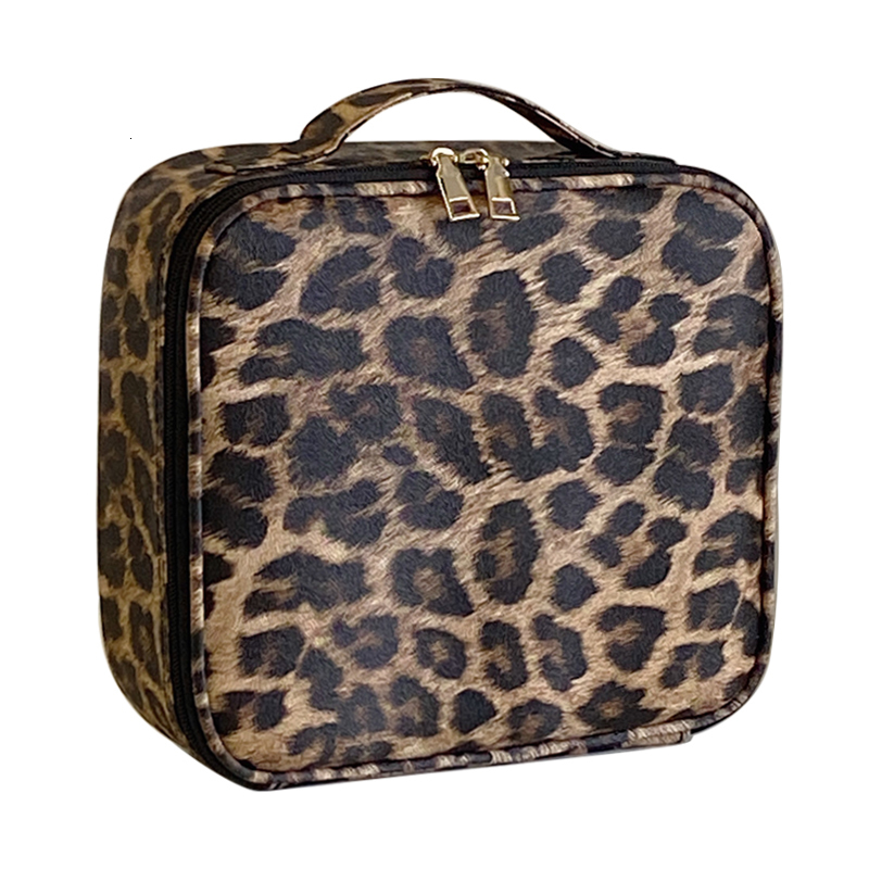 Cosmetic Bags Cases Leopard Waterproof Cosmetic Bag PU Leather Travel Large Capacity Beauty Makeup Case 230419
Cosmetic Bags Cases Leopard Waterproof Cosmetic Bag PU Leather Travel Large Capacity Beauty Makeup Case 230419