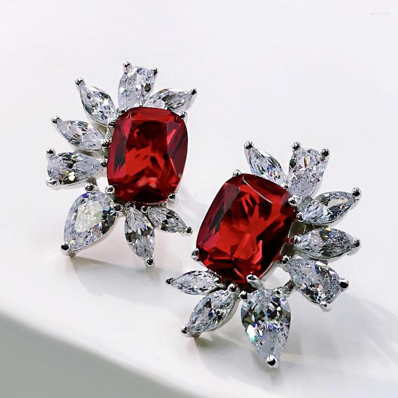 Stud Earrings 2023 Petal Feminine Daily Style Diamond Sun Flower
