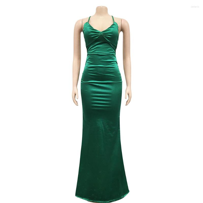 Casual Dresses Elegant Noble V-neck Backless Spaghetti Strap Dress Satin Sleeveless Slim Strappy Long Gowns Party Club Wear Fashion Summer, Black
Casual Dresses Elegant Noble V-neck Backless Spaghetti Strap Dress Satin Sleeveless Slim Strappy Long Gowns Party Club Wear Fashion Summer, Black