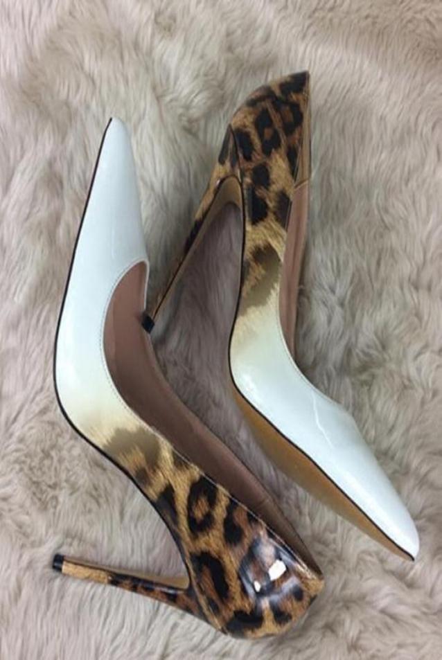 New Leopard Print Gradient White Highheeled Shoes thinheeled 12cm Pointed color matching Shallowmomouthed single shoes 10cm Wed8809305, Green
New Leopard Print Gradient White Highheeled Shoes thinheeled 12cm Pointed color matching Shallowmomouthed single shoes 10cm Wed8809305, Green