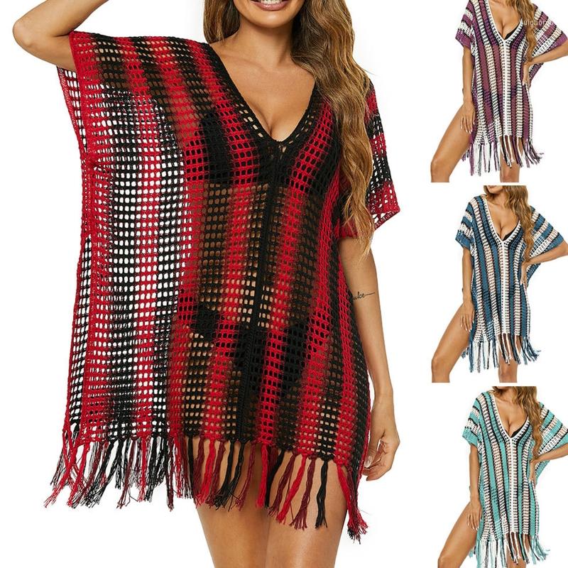 Women' Swimwear Swimsuit Cover Up Hollow Out Tassel V Neck Beach Dress Casual Ins, For peacock blue
Women' Swimwear Swimsuit Cover Up Hollow Out Tassel V Neck Beach Dress Casual Ins, For peacock blue