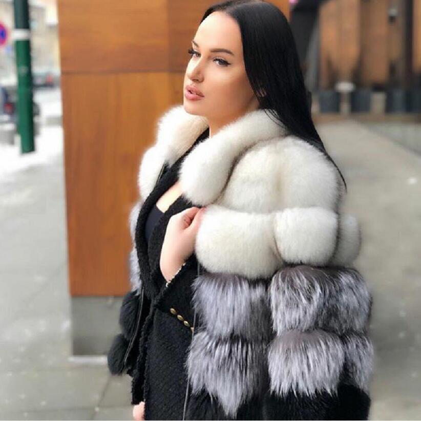 Fur Winter Women's Natural Silver Fox Fur Coat With Detachable Sleeves Fashionable and Casual, Light grey
Fur Winter Women's Natural Silver Fox Fur Coat With Detachable Sleeves Fashionable and Casual, Light grey