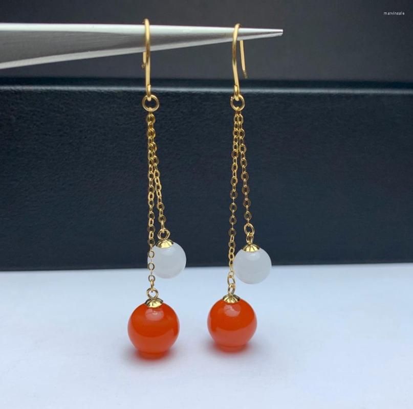 Stud Earrings Shilovem 18K Yellow Gold Real Natural South Red Agate Fine Jewelry Christmas Gift Party Plant Myme668800nh
Stud Earrings Shilovem 18K Yellow Gold Real Natural South Red Agate Fine Jewelry Christmas Gift Party Plant Myme668800nh