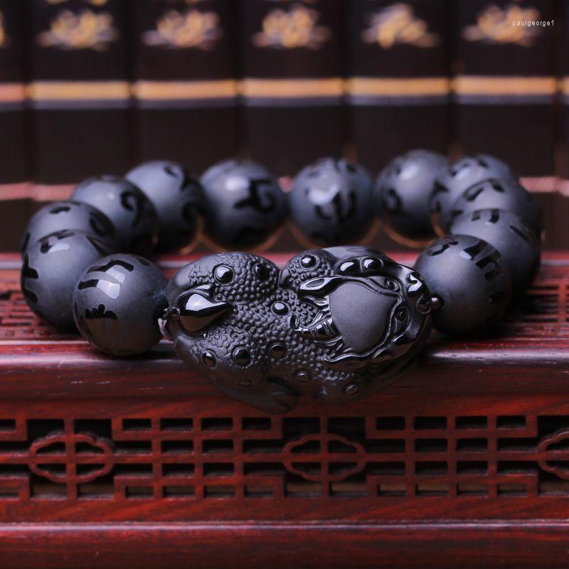 Strand SNQPNatural Obsidian Pixiu Bracelet Men's Hand String Women's Picchu Birthday Jewelry Crystal Gift For Boyfriend
Strand SNQPNatural Obsidian Pixiu Bracelet Men's Hand String Women's Picchu Birthday Jewelry Crystal Gift For Boyfriend