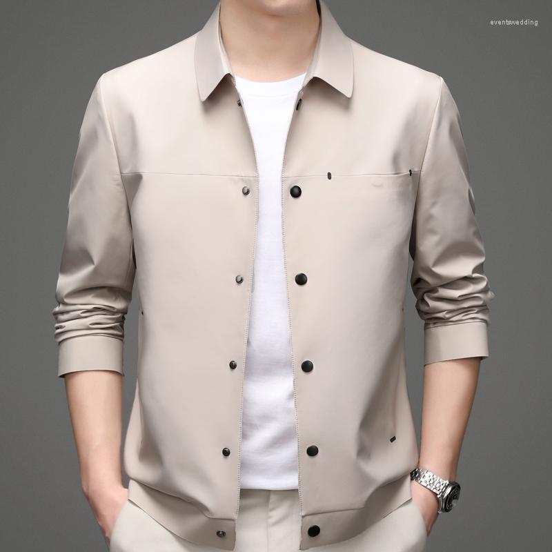 Men's Jackets Spring And Autumn Thin Comfortable Men's Business Casual Fasion Short Luxury Classic Male Outerwear & Coats, Light blue
Men's Jackets Spring And Autumn Thin Comfortable Men's Business Casual Fasion Short Luxury Classic Male Outerwear & Coats, Light blue