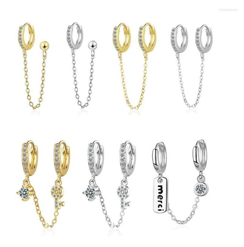 Hoop Earrings Simple Style Two Ear Hole Piercing Chain Tassel Smooth Loops Shiny Bohemia Trendy Earring Jewelry For Women Gifts
Hoop Earrings Simple Style Two Ear Hole Piercing Chain Tassel Smooth Loops Shiny Bohemia Trendy Earring Jewelry For Women Gifts