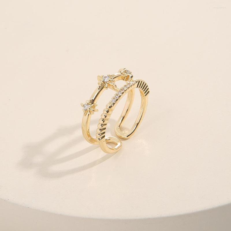 Cluster Rings High Quality Charm Fashion Women's Jewelry Geometric Multilayer Stars Small Fresh Open Versatile Tail
Cluster Rings High Quality Charm Fashion Women's Jewelry Geometric Multilayer Stars Small Fresh Open Versatile Tail