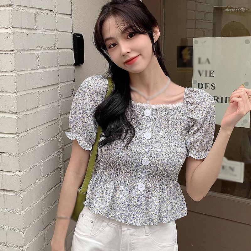Women's Blouses Women Floral Print Square Collar Short Sleeve Lace Sexy Slim Versatile Sweet Chiffon Shirts Blouse
Women's Blouses Women Floral Print Square Collar Short Sleeve Lace Sexy Slim Versatile Sweet Chiffon Shirts Blouse