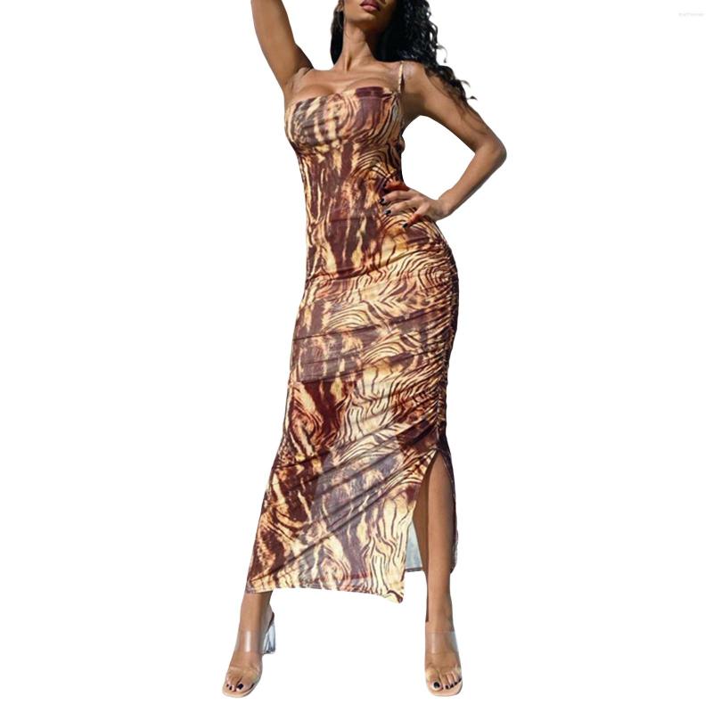 Casual Dresses 2023 Summer Arrival Women' Sexy Bodycon Maxi Dress Spaghetti Strap V-neck Animal Print Leopard Party For Woman
Casual Dresses 2023 Summer Arrival Women' Sexy Bodycon Maxi Dress Spaghetti Strap V-neck Animal Print Leopard Party For Woman