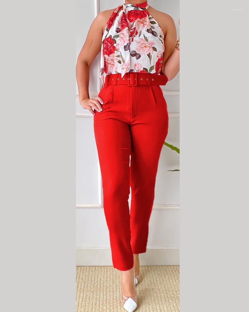 Women' Two Piece Pants Fresh And Sweet Beauty Casual Suit Polyester Europe America Fashion High Quality Spring 2023 Lovely Sleeveless Tops
Women' Two Piece Pants Fresh And Sweet Beauty Casual Suit Polyester Europe America Fashion High Quality Spring 2023 Lovely Sleeveless Tops