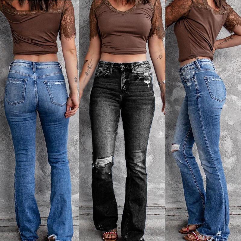 Women' Jeans 2023 Spring High Waist Vintage Ripped Bootcut For Women Street Casual Stretch Slim Denim Flared Pants -2XL Drop Ship, Black
Women' Jeans 2023 Spring High Waist Vintage Ripped Bootcut For Women Street Casual Stretch Slim Denim Flared Pants -2XL Drop Ship, Black