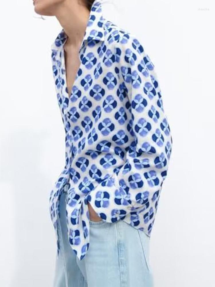 Women's Blouses 2023 Women Summer Shirts Tops Fashion Print Single Breasted Linen Female Casual Elegant Clothing XX9344
Women's Blouses 2023 Women Summer Shirts Tops Fashion Print Single Breasted Linen Female Casual Elegant Clothing XX9344