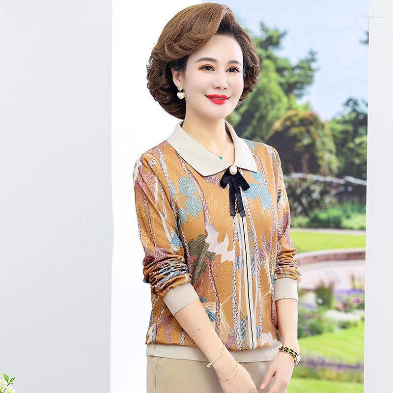 Women's Blouses 2023 Spring Autumn Printing Long Sleeve Bottoming Shirt Middle Aged Women'S Fashion Top Turndown Collar, Purple
Women's Blouses 2023 Spring Autumn Printing Long Sleeve Bottoming Shirt Middle Aged Women'S Fashion Top Turndown Collar, Purple