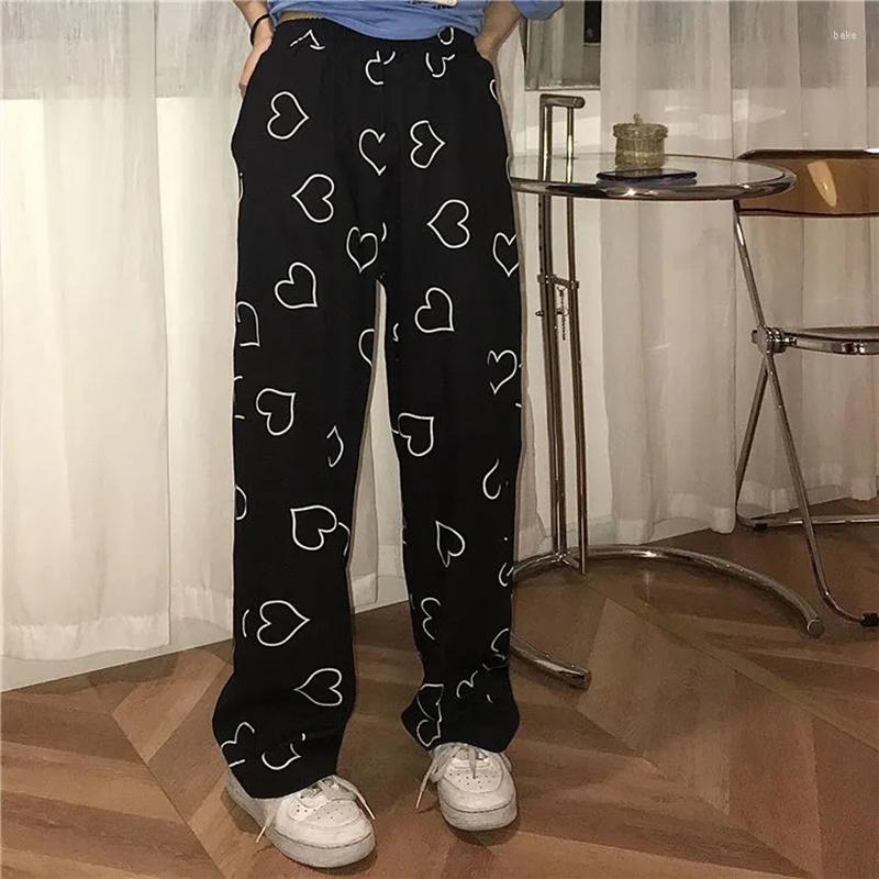 Women's Pants Y2k 2023 Fried Street Summer Love Printed Black Loose Casual Thin Straight Women Trouser Suits Kawaii Woman Clothes Emo
Women's Pants Y2k 2023 Fried Street Summer Love Printed Black Loose Casual Thin Straight Women Trouser Suits Kawaii Woman Clothes Emo