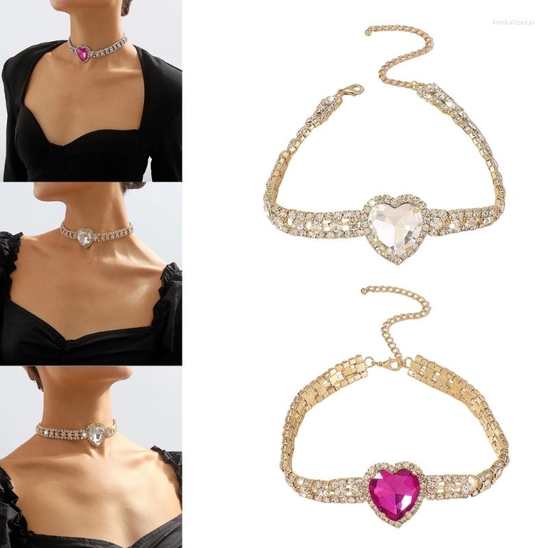 Choker Luxury Necklace Heart Pendant Adjustable Neck Chain For Women Wedding Jewelry Gift Drop
Choker Luxury Necklace Heart Pendant Adjustable Neck Chain For Women Wedding Jewelry Gift Drop