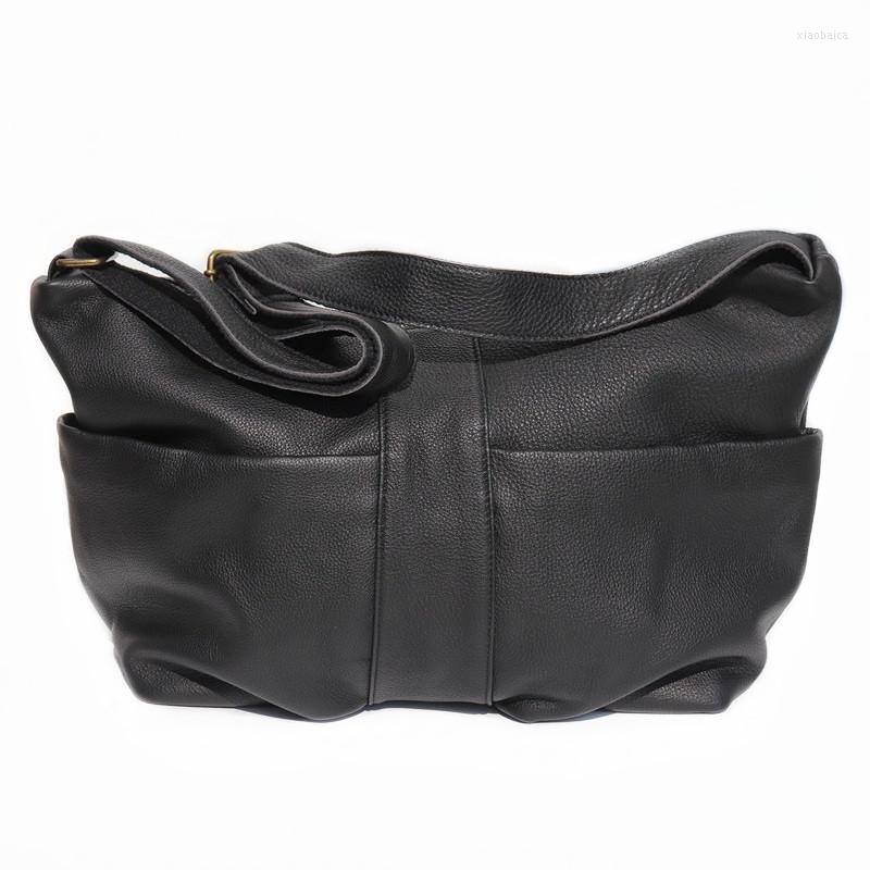 Evening Bags Women Genuine Leather Crossbody Multi Pockets Big Hobo Shoulder Bag Slouchy Wide Strap Ladies Soft Cowhide Purses&Handbags, Black
Evening Bags Women Genuine Leather Crossbody Multi Pockets Big Hobo Shoulder Bag Slouchy Wide Strap Ladies Soft Cowhide Purses&Handbags, Black