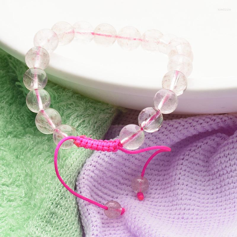 Strand Strawberry Quartz Gemstone Round 8MM Adjustment Bead Bracelet For Women Men Yoga Gift Fine Jewelry
Strand Strawberry Quartz Gemstone Round 8MM Adjustment Bead Bracelet For Women Men Yoga Gift Fine Jewelry