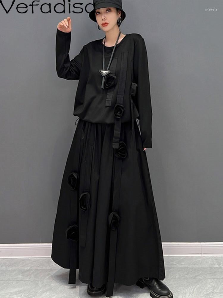Women's Two Piece Pants Webbing Splicing Three-dimensional Flower Top Woman Solid Color Leisure Wide Leg Suit 2023 Spring Autumn LHX2645, Black
Women's Two Piece Pants Webbing Splicing Three-dimensional Flower Top Woman Solid Color Leisure Wide Leg Suit 2023 Spring Autumn LHX2645, Black