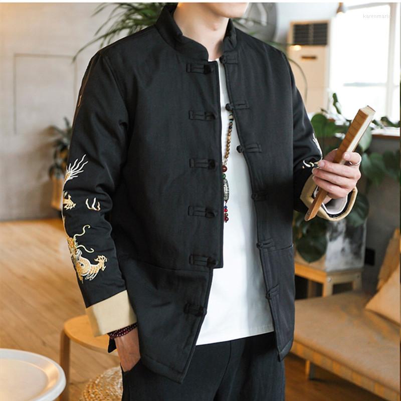 Men's Jackets Creative Padded Jacket Hanfu Men's Fashion Clothing Trend Embroidery Tang Suit National Warm Coat, Jin he ci xiu
Men's Jackets Creative Padded Jacket Hanfu Men's Fashion Clothing Trend Embroidery Tang Suit National Warm Coat, Jin he ci xiu