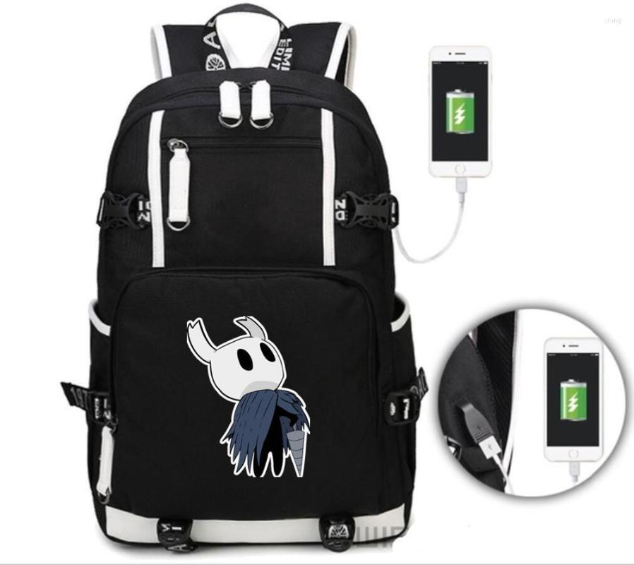 Backpack Hollow Knight Canvas Students USB Charge Mochila The Pale King School Bag Casual Travel Laptop Bagpack
Backpack Hollow Knight Canvas Students USB Charge Mochila The Pale King School Bag Casual Travel Laptop Bagpack