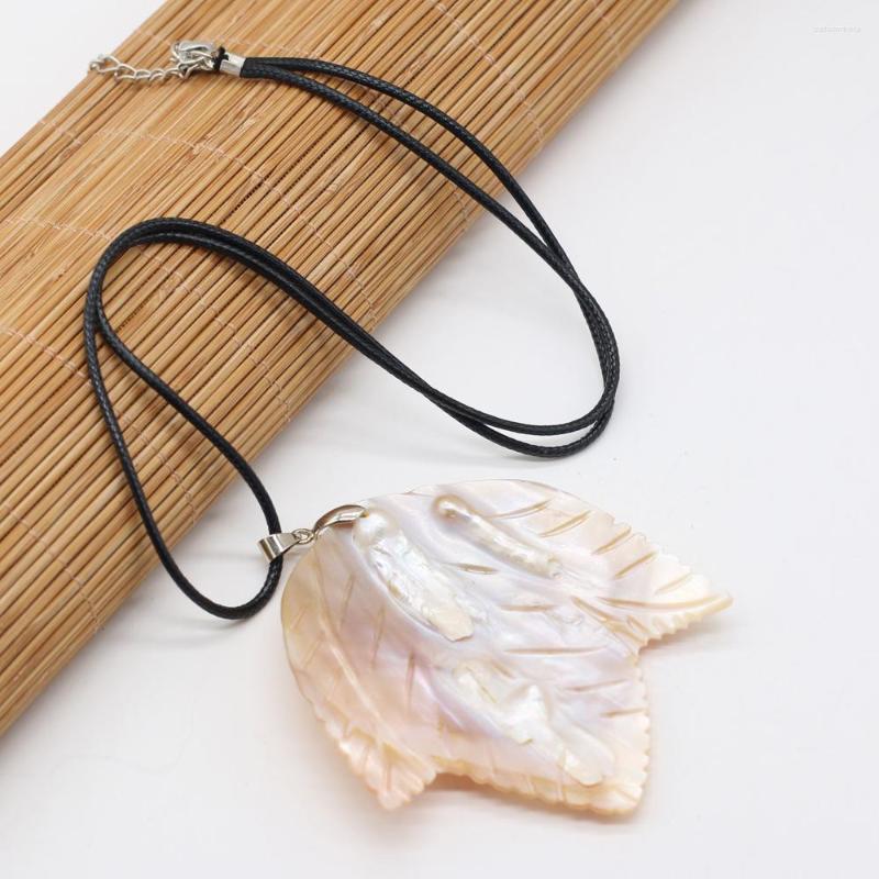 Pendant Necklaces Yachu Natural Shell White Alloy Tree Leaf Necklace For Jewelry Making DIY Accessories Charm Gift Decor 65x70mm
Pendant Necklaces Yachu Natural Shell White Alloy Tree Leaf Necklace For Jewelry Making DIY Accessories Charm Gift Decor 65x70mm