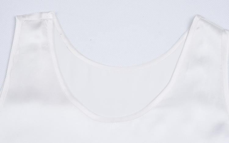 Camisoles Tanks Women 100% Real Silk 16 momme Satin Silk Camisole Tank Top Vest Sleepwear M L XL 2XL 3098 230420