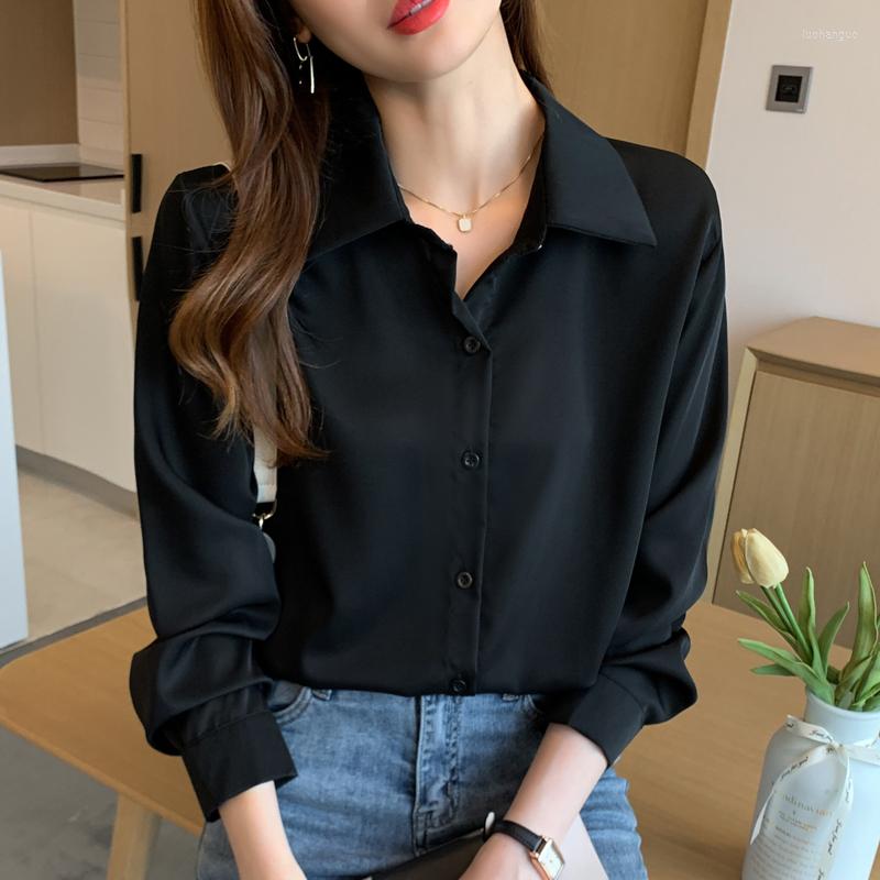Women's Blouses 2023 Spring Korean Retro Black White Shirt Women's Solid Color Long Sleeved Female Lightweight St60
Women's Blouses 2023 Spring Korean Retro Black White Shirt Women's Solid Color Long Sleeved Female Lightweight St60