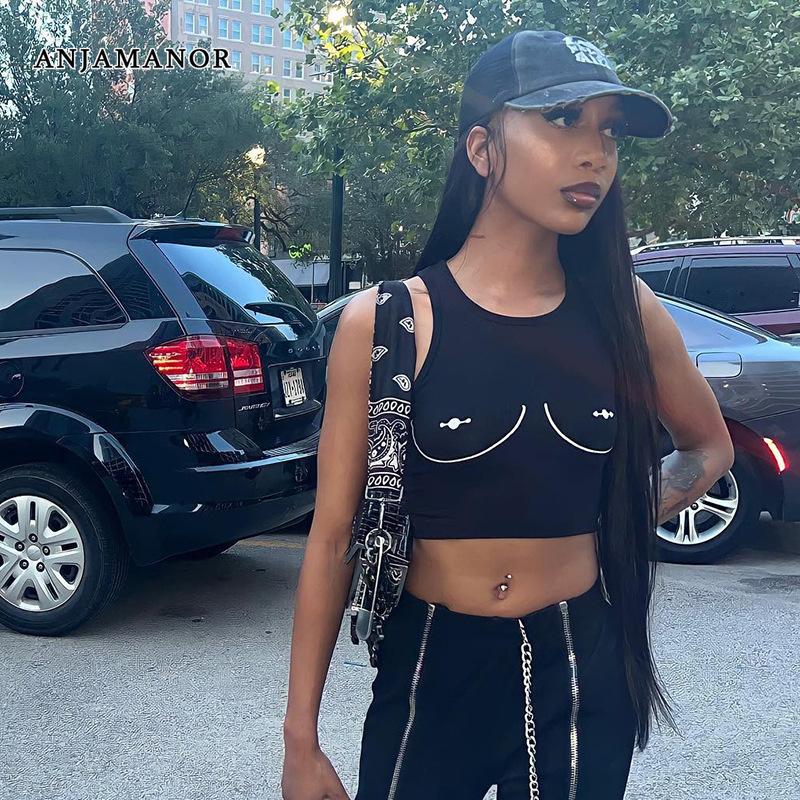 Women's Tanks & Camis Fashion Women Clothes 2023 Black White Sexy Tank Tops Sleeveless Tees Graphic Crop Top Y2k StreetwearWomen's
Women's Tanks & Camis Fashion Women Clothes 2023 Black White Sexy Tank Tops Sleeveless Tees Graphic Crop Top Y2k StreetwearWomen's