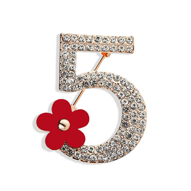 luxurious Brand Brooches Letter 5 Full Crystal Rhinestone Brooch Pins For Women Party Flower Number Brooches 
luxurious Brand Brooches Letter 5 Full Crystal Rhinestone Brooch Pins For Women Party Flower Number Brooches