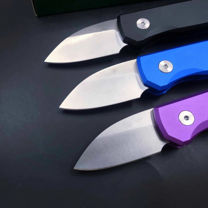 High Quality Runt 5 Tactical Knife S35vn Satin Blade Aviation Aluminum Handle Outdoor Camping Hiking EDC Pocket Knives with Retail Box
