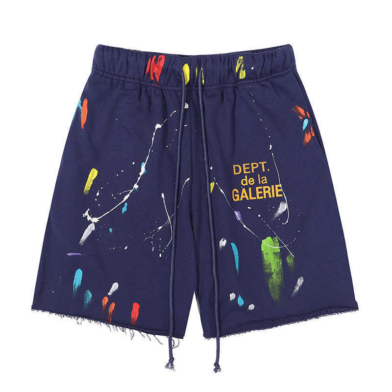 Designer Clothing Fashion pant American Trend brand Galleryes Depts Hand-painted Casual Shorts Men Women in Summer Loose Fitting Trend Pure Cotton Shorts, Blue
Designer Clothing Fashion pant American Trend brand Galleryes Depts Hand-painted Casual Shorts Men Women in Summer Loose Fitting Trend Pure Cotton Shorts, Blue
