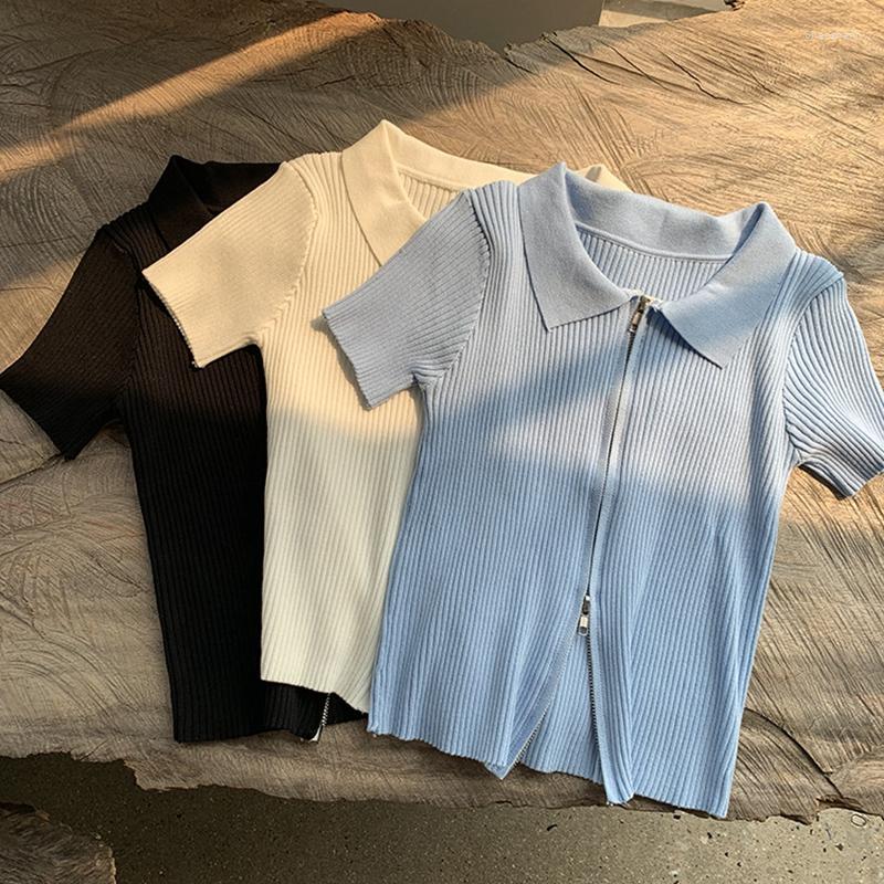 Women's Knits Sweaters For Women Cardigan Korean Style Rib Knitted Texture Sweater Cropped Tops Zip-up Slim Fitting All-match Casual, Blue
Women's Knits Sweaters For Women Cardigan Korean Style Rib Knitted Texture Sweater Cropped Tops Zip-up Slim Fitting All-match Casual, Blue