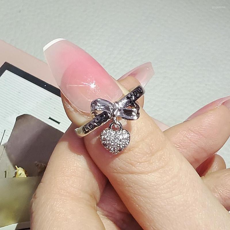 Cluster Rings 2023 Fashion Rose Gold Silver Color Heart Solid Promise Ring For Women Girl Lady Party Gift R5090
Cluster Rings 2023 Fashion Rose Gold Silver Color Heart Solid Promise Ring For Women Girl Lady Party Gift R5090