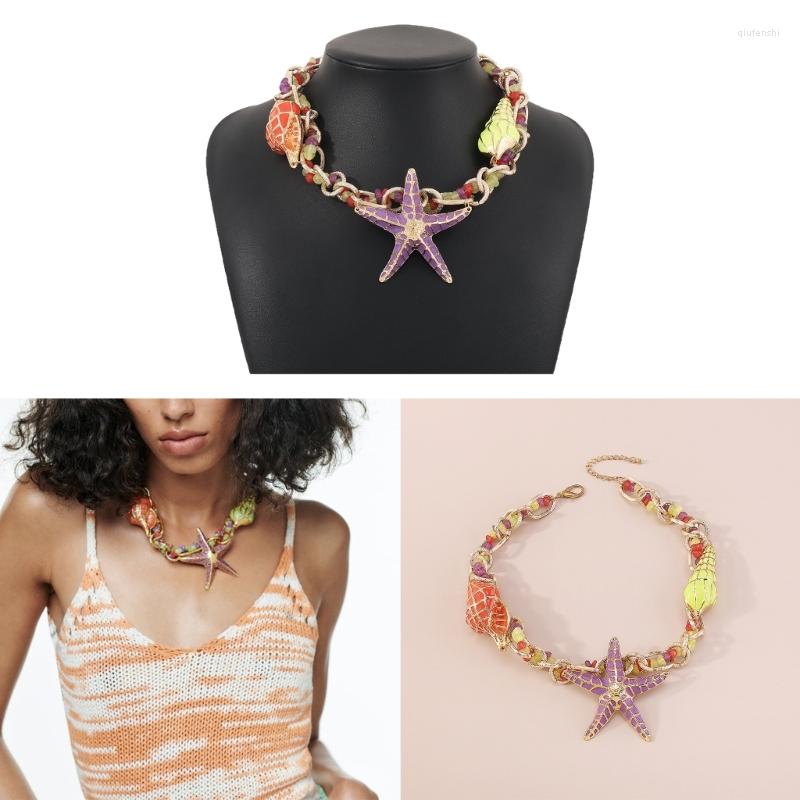 Choker Starfish Charm Necklace Women Jewelry Bohemian Ethnic Statement Vintage Large Collar Female
Choker Starfish Charm Necklace Women Jewelry Bohemian Ethnic Statement Vintage Large Collar Female