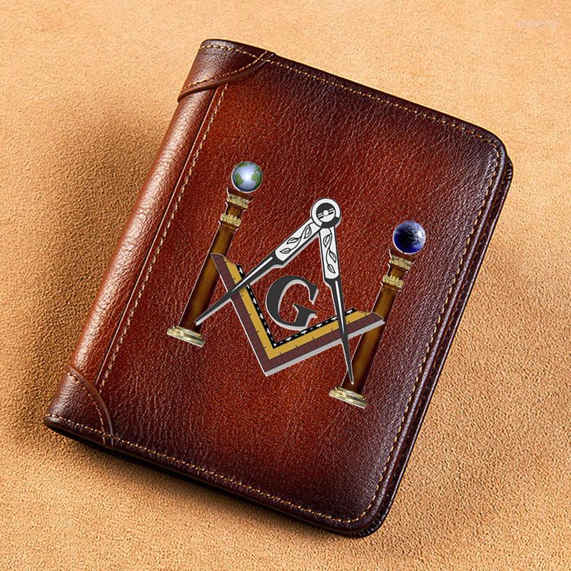 Wallets High Quality Genuine Leather Wallet Fashion Free And Accepted Masons Printing Standard Short Purse BK1292, Yellowish brown
Wallets High Quality Genuine Leather Wallet Fashion Free And Accepted Masons Printing Standard Short Purse BK1292, Yellowish brown