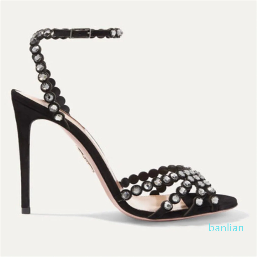 Elegant Summer Tequila Leather Sandals Shoes Women Strappy Design Crystal-embellished Sexy Lady High Heel Dress
Elegant Summer Tequila Leather Sandals Shoes Women Strappy Design Crystal-embellished Sexy Lady High Heel Dress