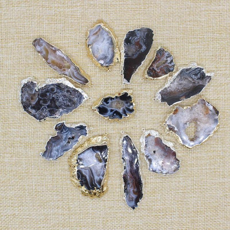 Pendant Necklaces Natural Stone Agate Druzy Fashion Irregular Quartz Crystal Jewelry Making DIY Necklace TR-055 Accessorie
Pendant Necklaces Natural Stone Agate Druzy Fashion Irregular Quartz Crystal Jewelry Making DIY Necklace TR-055 Accessorie