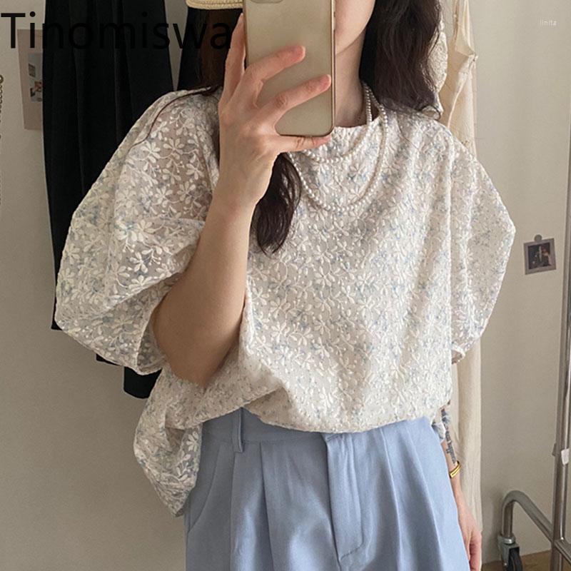 Women's Blouses Tinomiswa Floral Embroidery Sweet Blouse Women O-neck Puff Sleeve Solid Color Gentle Blusas Mujer Casual Fashion Cheimse, Blue
Women's Blouses Tinomiswa Floral Embroidery Sweet Blouse Women O-neck Puff Sleeve Solid Color Gentle Blusas Mujer Casual Fashion Cheimse, Blue