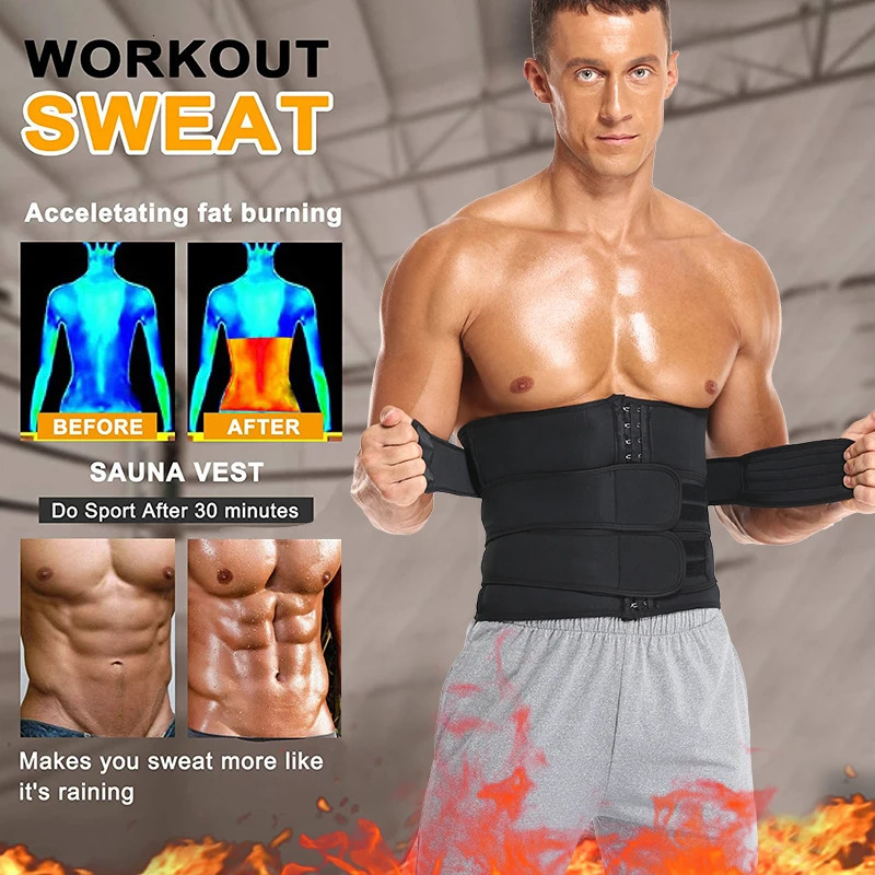 Slimming Belt Men Waist Trainer Body Shapers Abdomen Modeling Strap Sheath Weight Loss Belly Shapewear Workout Trimmer Corset 231120
